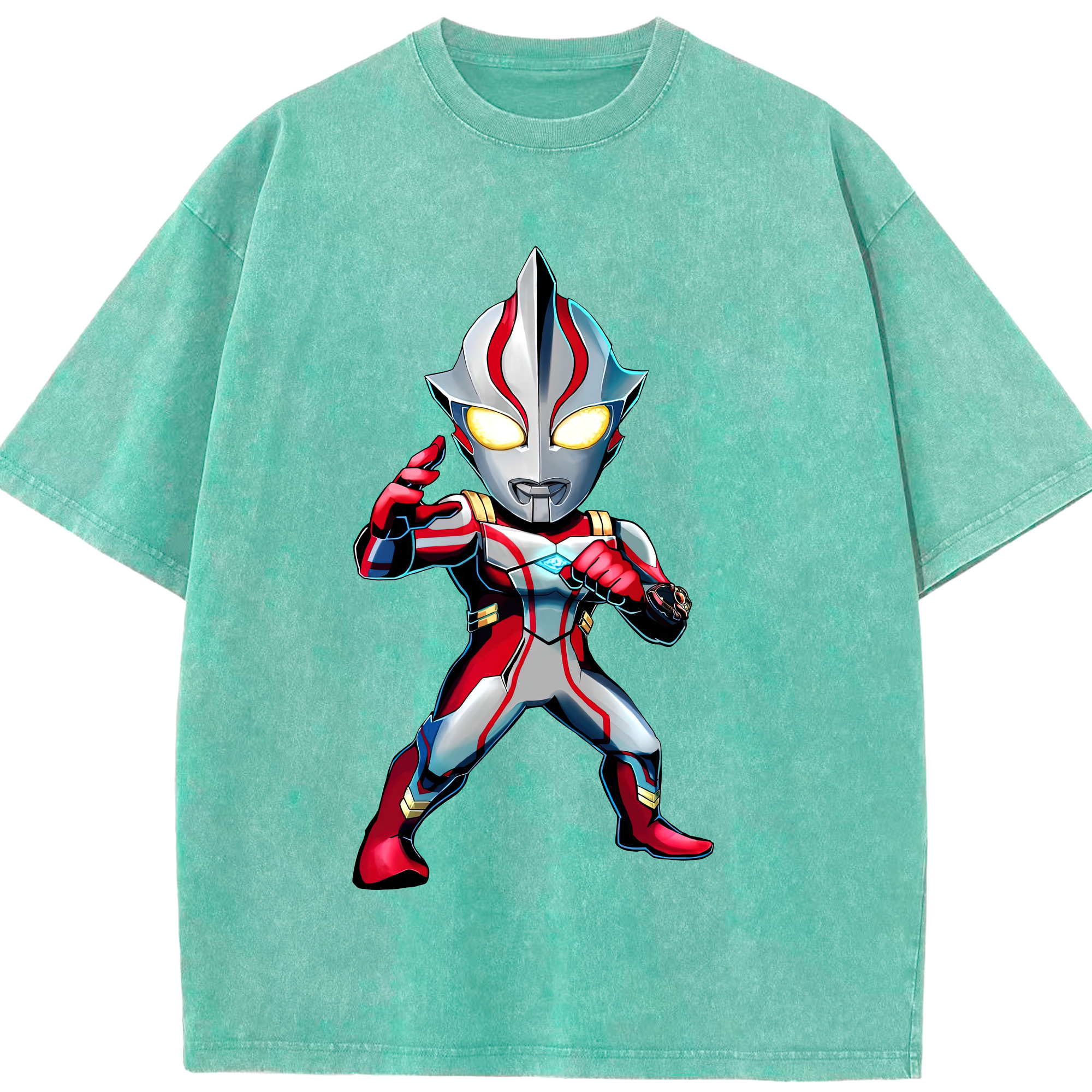 （画像用） ウルトラマン Ultraman 綿100% ヴィンテージ風 半袖Tシャツ（フロントプリント）